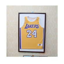 Custom Clear Acrylic Black Wall Mounted NBA Basketball Football Baseball Sport Shirt Jersey shadow box Display Case